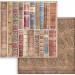 Набор бумаги для скрапбукинга Stamperia SBBL133 "VINTAGE LIBRARY, фоны", 30,5х30,5 см